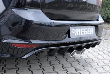 Rieger diffuser | geschikt voor VW Golf 7 VII R-Line 2013-20, Auto-onderdelen, Carrosserie en Plaatwerk, Verzenden, Nieuw, Volkswagen