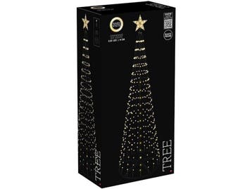 Koopman Verlichte boom - 300 cm - 550 LED - warm wit -, Diversen, Kerst, Verzenden, Nieuw