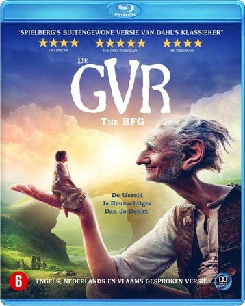 De gvr (grote vriendelijke reus) (blu-ray tweedehands film), Ophalen of Verzenden, Zo goed als nieuw