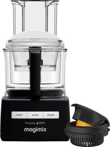 Magimix CS 4200 XL Foodprocessor - Keukenmachine - Zwart -, Ophalen of Verzenden, Zo goed als nieuw