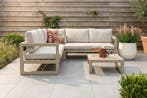 VDG Divan aluminium loungeset - hoekbank - latte, Tuin en Terras, Tuinsets en Loungesets, Verzenden, Nieuw, Overige materialen