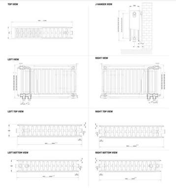 BELRAD Paneelradiator Type 22 400x1000mm - Wit - 6, Ophalen of Verzenden, Nieuw, Overige typen
