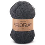 DROPS Flora Mix - 05 donkergrijs - Wol Garen, Ophalen of Verzenden, Nieuw