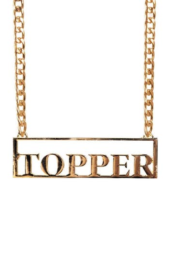 Topper Ketting Goud, Verzenden, Nieuw