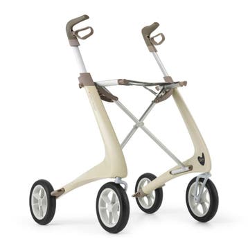 byACRE Carbon Ultralight Rollator met Weekendtas – Wit S, Diversen, Rollators, Ophalen of Verzenden, Nieuw