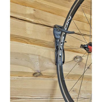 Fiets verticaal ophangen aan voorwiel – stalen wandhaak voor, Fietsen en Brommers, Ophalen of Verzenden, Nieuw