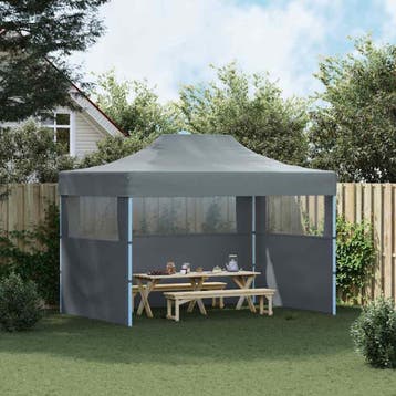 Partytent 3x4m Antraciet | Retourdeal 25% Korting, Opvouwbaar, Partytent, Minder dan 4 meter, Zo goed als nieuw