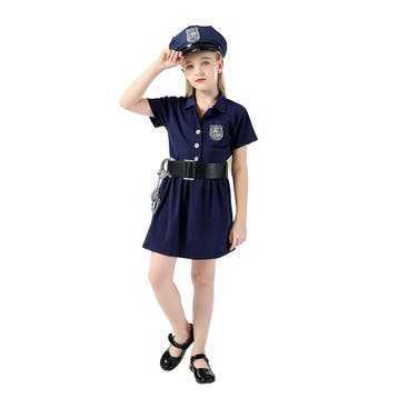Politiepak Kind Meisjes 131-146cm Maat L Verkleedkleren, Verzenden, Nieuw