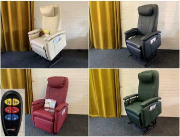 Nieuwstaat Fitform Sta op Stoel Leer Aanbiedingsprijs €1.950, Huis en Inrichting, Fauteuils, Ophalen of Verzenden, Zo goed als nieuw