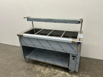 Emainox Mobiele bain-marie met aftapkraan, Ophalen of Verzenden, Gebruikt, Overige typen