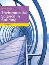 Environmental Science in Building 9780230290808, Zo goed als nieuw