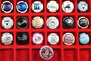 Collectie champagnecapsules - Grote partij van 19 capsules