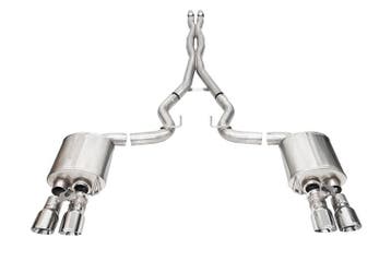 Corsa 24+ Ford Mustang V8 5.0L 3in Cat-Back Exhaust System, Ophalen of Verzenden, Nieuw