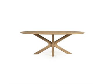 Eettafel Tycho 210x110cm - naturel | Eleonora, Ophalen of Verzenden, Nieuw