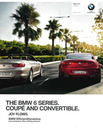 2013 BMW 6 SERIE BROCHURE ENGELS, Nieuw, BMW, Author