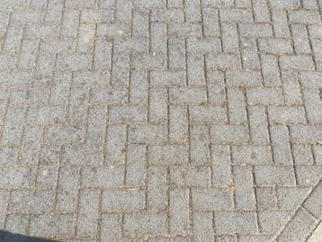 Gebruikte betonklinkers Doetinchem zwart (op pallets)..., Ophalen of Verzenden, Gebruikt, Klinkers