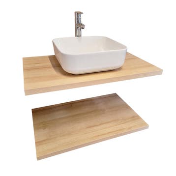 SALE - Hede 100 - Set - Eiken - Badmeubel -, Ophalen of Verzenden, Nieuw