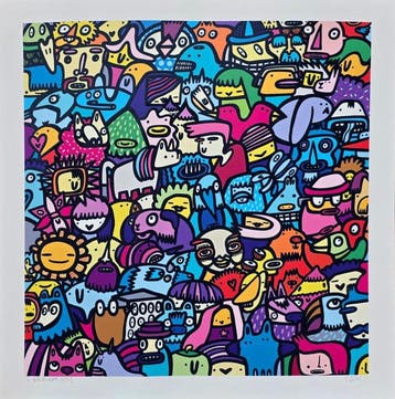 Kev Munday - Big Night Out - Giclee Print - No Reserve
