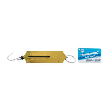 Silverline veerweegschaal unster - 25 kg - stalen ring en..., Ophalen of Verzenden, Nieuw