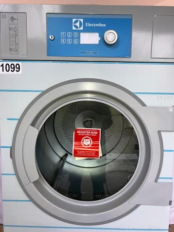 Industriele wasdroger 19 kg Electrolux T5350, Zo goed als nieuw