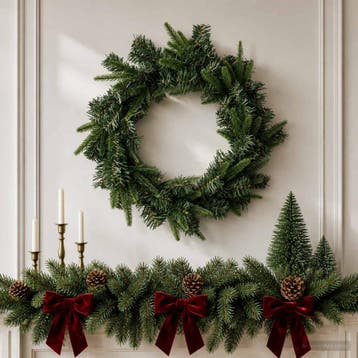 vidaXL Kerstkrans Groen Ø 50 cm PVC en PE, Diversen, Verzenden, Nieuw