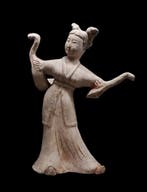 Oud-Chinees Oud-Chinees - hofdame - danseres aan het, Antiek en Kunst