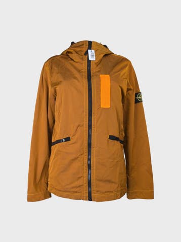 Stone Island Outdoorjas Heren maat M Geel, Maat 48/50 (M), Geel, Ophalen of Verzenden, Stone Island