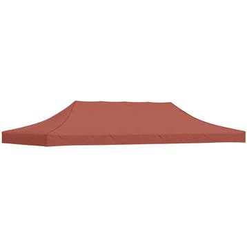 vidaXL Partytentdak 270 g/m² 6x3 m terracotta, Verzenden, Nieuw, Partytent