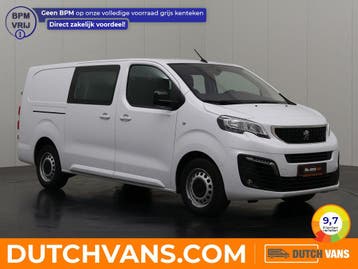 Peugeot Expert 2.0HDi Dubbele-cabine 2023 L3 H1 Diesel, Automaat, Euro 6, Wit, Diesel