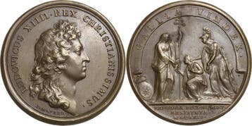 Brons medaille 1664 Erfurt, Verzenden