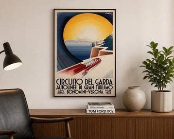 Colato Arduino - Manifesto affiche futurista Circuito del, Antiek en Kunst, Kunst | Tekeningen en Foto's