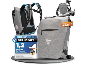 MiVelo Fietstas - 3-in-1 Rugzak & Schoudertas - Waterdicht -, Fietsen en Brommers, Verzenden, Nieuw, MIVELO