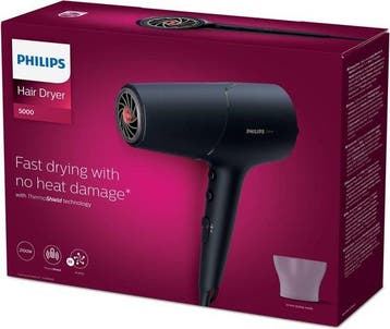 Philips series 5000 - Föhn - Haardroger - Grijs - BHD504/00, Verzenden, Nieuw