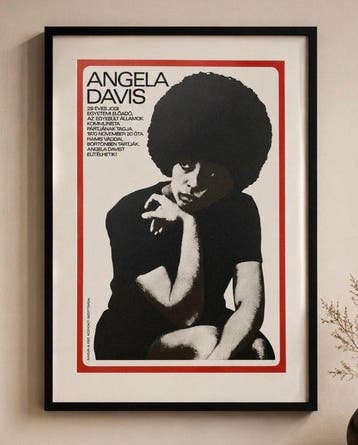 Gabor Gyarfas - 1973/1976 Angela Davis - Budapest - Hungary-, Antiek en Kunst
