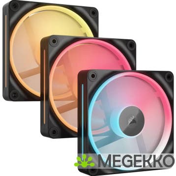 Corsair iCUE LINK LX120-R RGB Reverse Blade Black, Verzenden, Nieuw