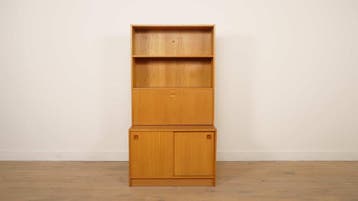 Vintage wandkast | Boekenkast | Eiken |, Huis en Inrichting, Kasten | Wandmeubels, Ophalen of Verzenden, Nieuw