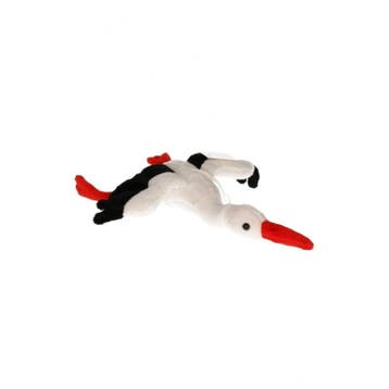 Pluche ooievaar hanger - pluche - 28 cm - knuffel, Kinderen en Baby's, Verzenden, Nieuw