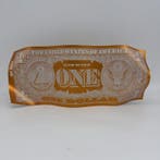 Karl Lagasse (1981) - One dollar orange abstract - no