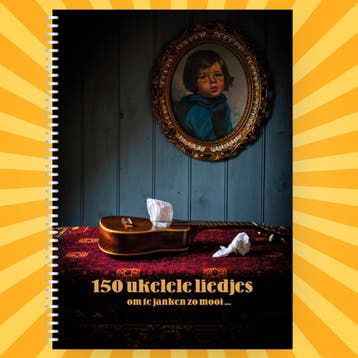Ukeleleboek met 150 ukelele liedjes - om te janken zo mooi, Ophalen of Verzenden, Nieuw, Overige soorten, Koor