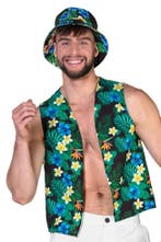 Toerist Gilet en Hoedje Set Hawaii, Kleding | Dames, Verzenden, Nieuw