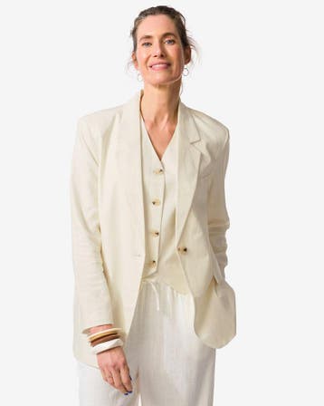 HEMA Damesblazer Isla wit, Verzenden, Nieuw