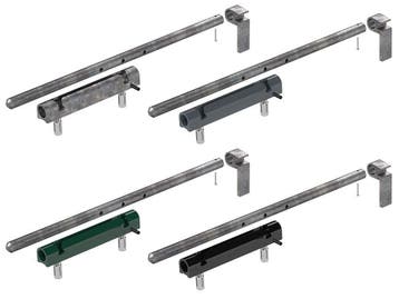 Locinox | Grondgrendel voor tuinpoort, 1 tot 2 meter, Nieuw, IJzer, Minder dan 3 meter
