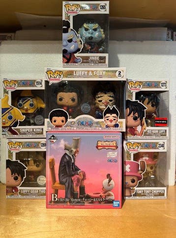 Funko - Funko Pop - Mixed Lot - One Piece (6 Pops +