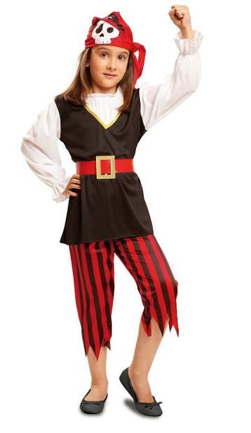Kleine Piraat Mary Kostuum Meisje, Kleding | Dames, Ophalen of Verzenden, Nieuw