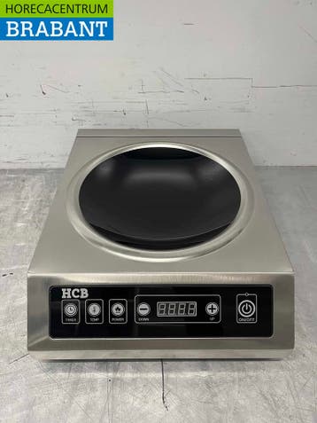 RVS Inductie wok wokbrander wokplaat 3,5 kW 230V Horeca, Ophalen of Verzenden, Nieuw in verpakking