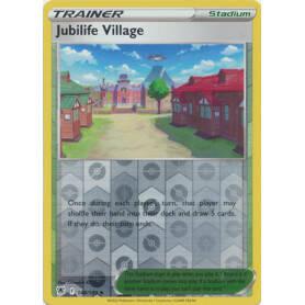 Jubilife Village 148/189 Reverse Holo Astral Radiance, Ophalen of Verzenden, Nieuw, Losse kaart, Foil