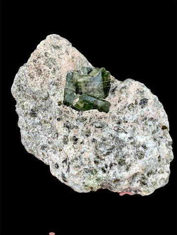 170 gram groen diopsietenspecimen uit Baluchistan, Pakistan.