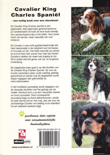 Cavalier King Charles spaniël / Over Dieren 9789058216113, Verzenden, Zo goed als nieuw, R. Bolmans