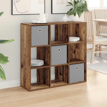 vidaXL Dressoir Oudhout 88,5 x 29 x 84,5 cm, Huis en Inrichting, Kasten | Dressoirs, Verzenden, Nieuw, 50 tot 100 cm, 25 tot 50 cm