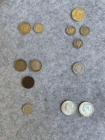 Zwitserland, San Marino, Nederland, Joegoslavië, Oostenrijk,, Postzegels en Munten, Munten | Europa | Niet-Euromunten